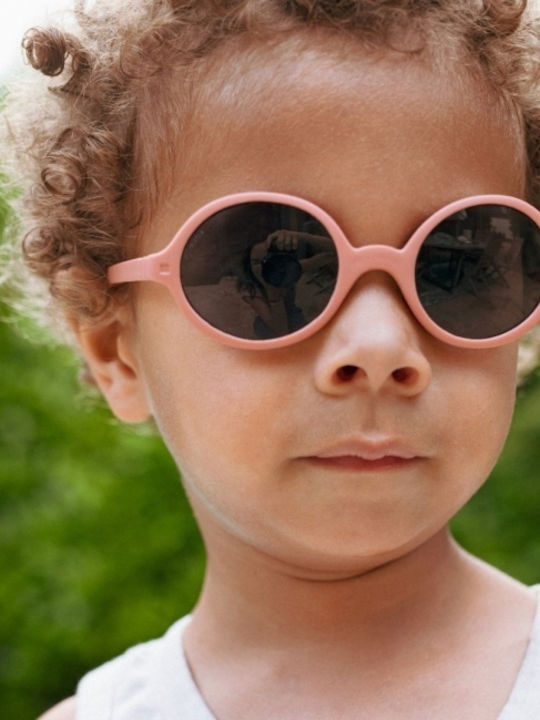 KiETLA Unbreakable Round Kids Sunglasses Pink For 2-4 Years
