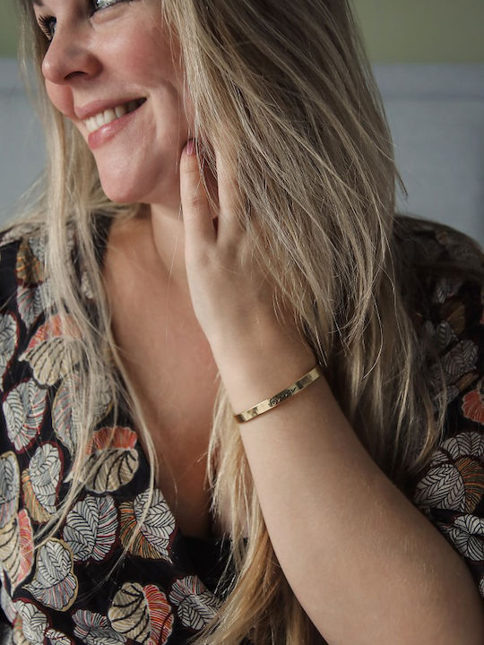 Proud Mama Damen Armband Handschellen mit Design Mutti aus Leder