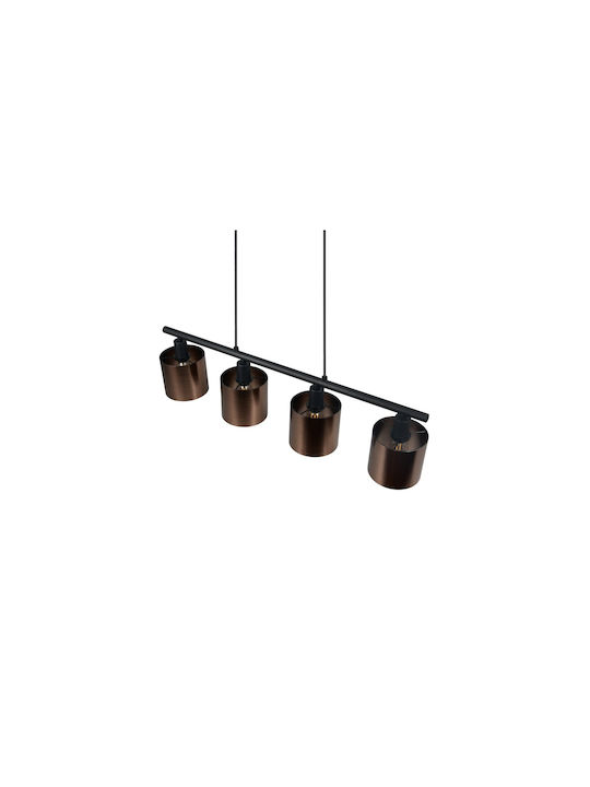 Trio Lighting Κρεμαστό Φωτιστικό Μπρούτζινο
