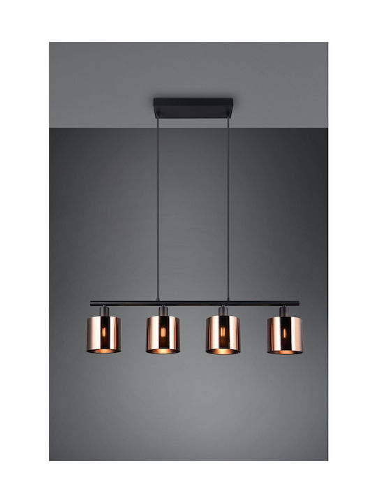 Trio Lighting Κρεμαστό Φωτιστικό Μπρούτζινο