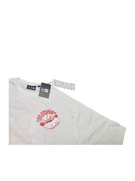 Los Angeles Dodgers Mlb Food T-shirt Off White