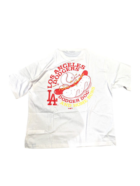 Los Angeles Dodgers Mlb Food T-shirt Off White