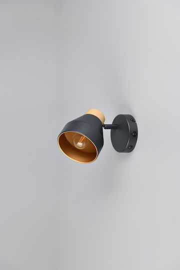 Trio Lighting Μονό Σποτ σε Μαύρο Χρώμα