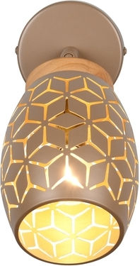 Trio Lighting Единично Спот в Кафяв Цвят