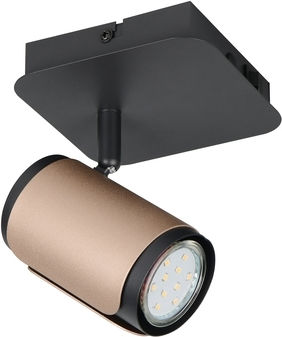 Trio Lighting Single Spot in Brown Color