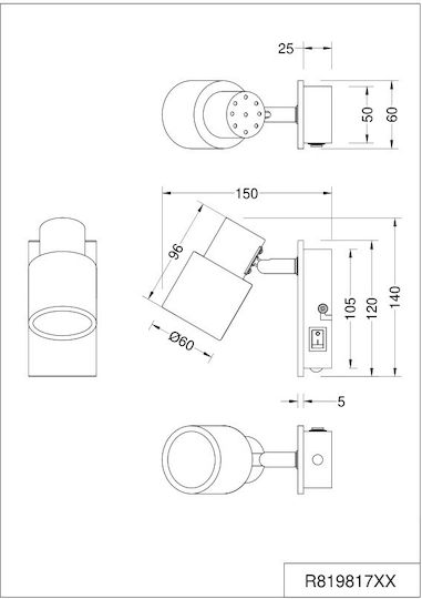 Trio Lighting R8198 Trio Lighting R8198
