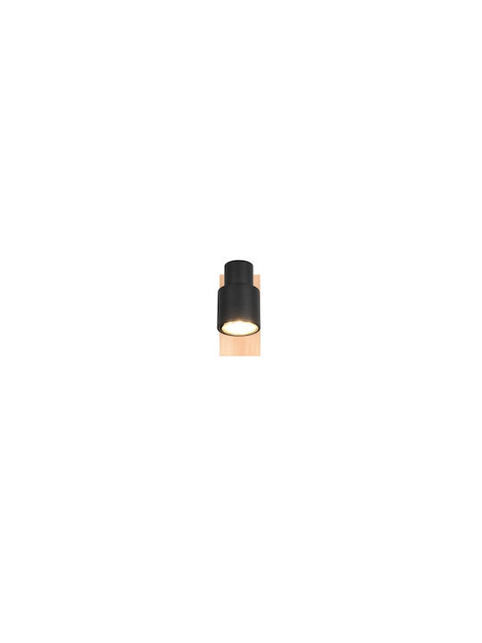 Trio Lighting Μονό Σποτ σε Μαύρο Χρώμα
