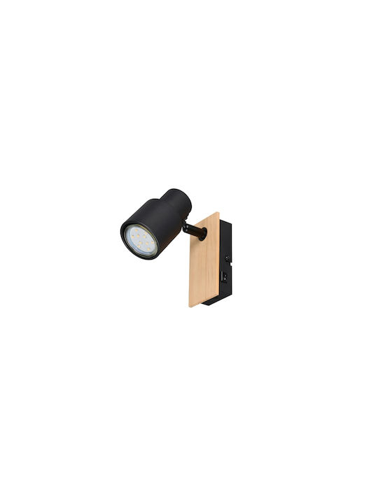 Trio Lighting Μονό Σποτ σε Μαύρο Χρώμα