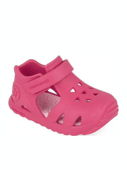 Children's Anatomical Beach Shoes Fuchsia