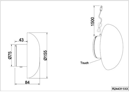 Trio Lighting R244311 Trio Lighting R244311