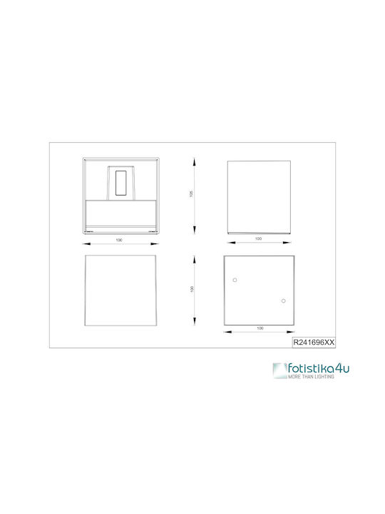 Trio Lighting Μοντέρνο Φωτιστικό Τοίχου