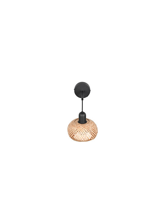 Trio Lighting Μοντέρνο Φωτιστικό Τοίχου Μαύρο