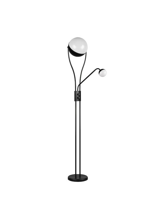 Trio Lighting Chris LED Floor Lamp with Warm White Light Black