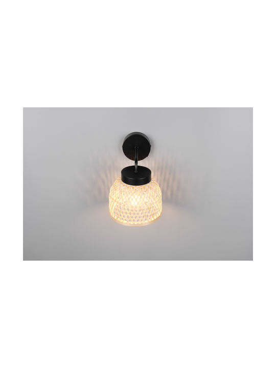 Trio Lighting Μοντέρνο Φωτιστικό Τοίχου Μαύρο