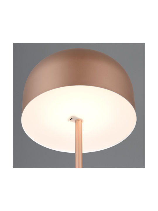 Trio Lighting LED Φωτιστικό Δαπέδου με Θερμό Λευκό Φως Καφέ