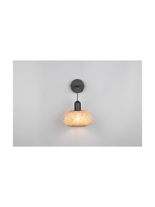 Trio Lighting Μοντέρνο Φωτιστικό Τοίχου Μαύρο