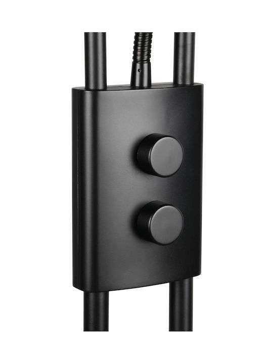 Trio Lighting Chris LED Floor Lamp with Warm White Light Black