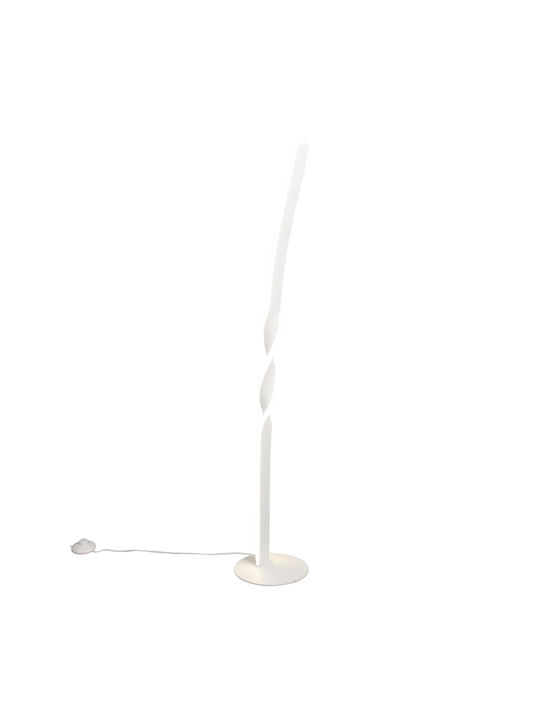 Trio Lighting LED Φωτιστικό Δαπέδου με Φυσικό Λευκό Φως Μαύρο