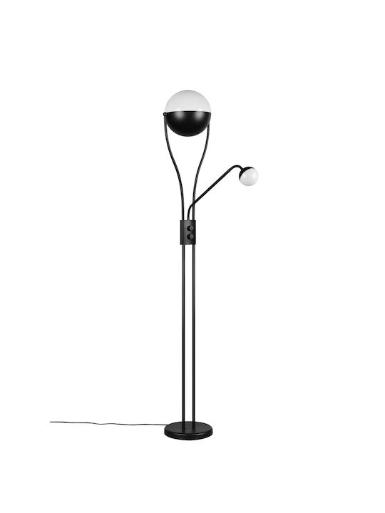 Trio Lighting Chris LED Floor Lamp with Warm White Light Black