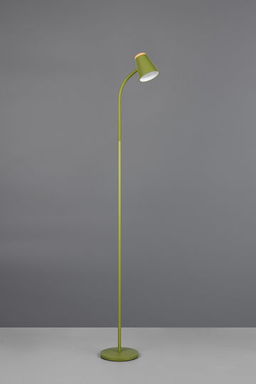 Trio Lighting LED Floor Lamp with Warm White Light Green
