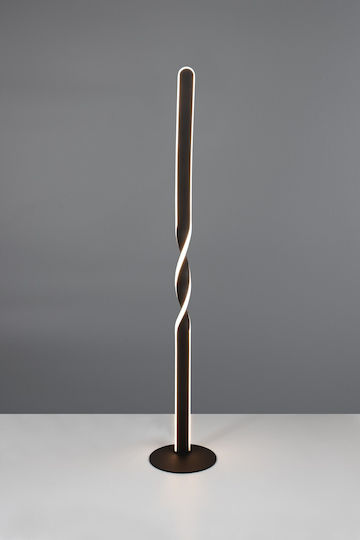Trio Lighting LED Φωτιστικό Δαπέδου με Θερμό Λευκό Φως Μαύρο