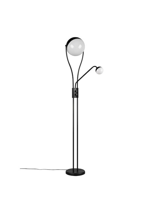 Trio Lighting Chris LED Floor Lamp with Warm White Light Black