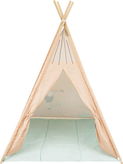 Kikka Boo Kids Indian Teepee Play Tent House for 3+ years Orange