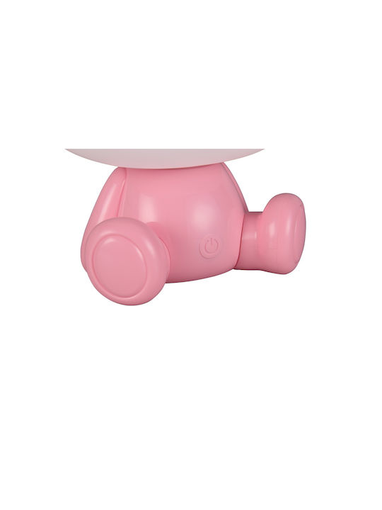 Trio Lighting Kinder Dekorative Lampe Rosa 21x19x25.5εκ.