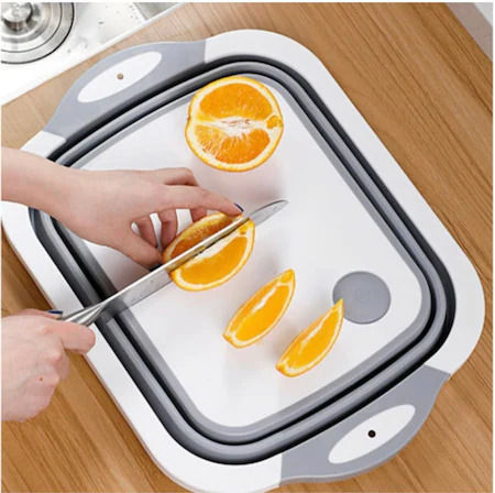 Suprafață de Tăiere Plastică Gri 40x30cm 1buc