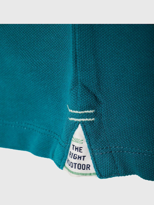 Polo T-shirt Petrol Blue