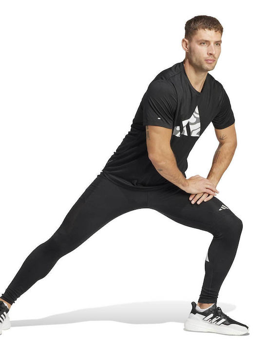 Run It Leggings Παντελόνι Φόρμας με Λάστιχο Black