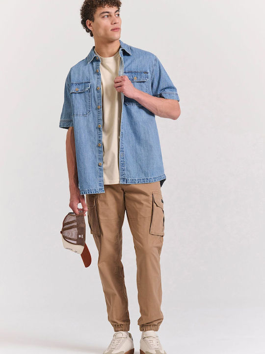 Trousers Cargo in Regular Fit Beige