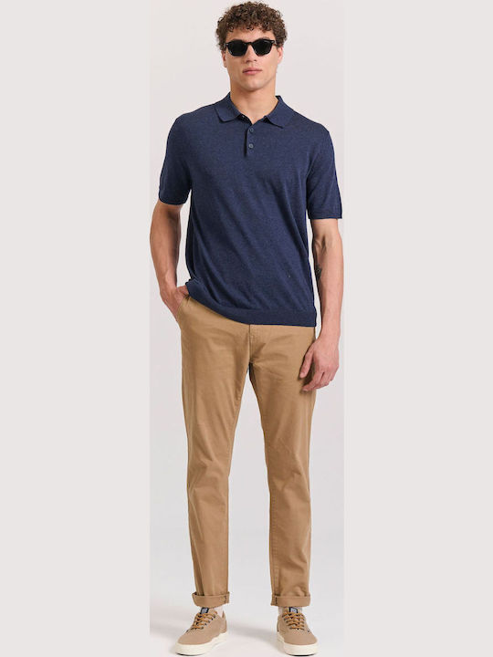 Trousers Chino Elastic in Regular Fit Beige