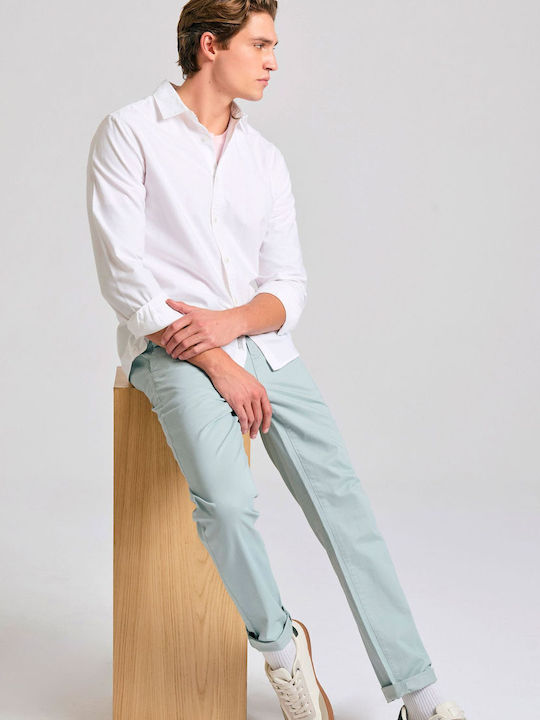 Long-sleeved Cotton Shirt White