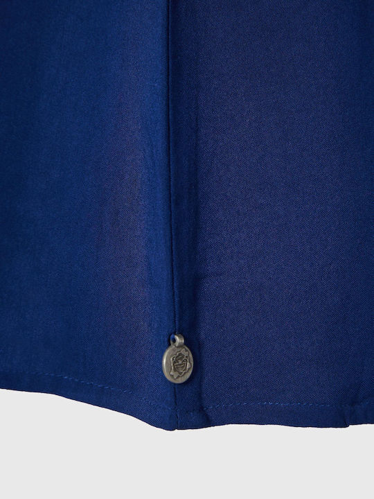 Ärmellos Damen Hemd Skipper Blue