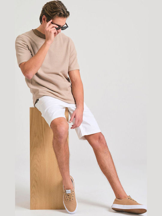 Men's Shorts Chino White