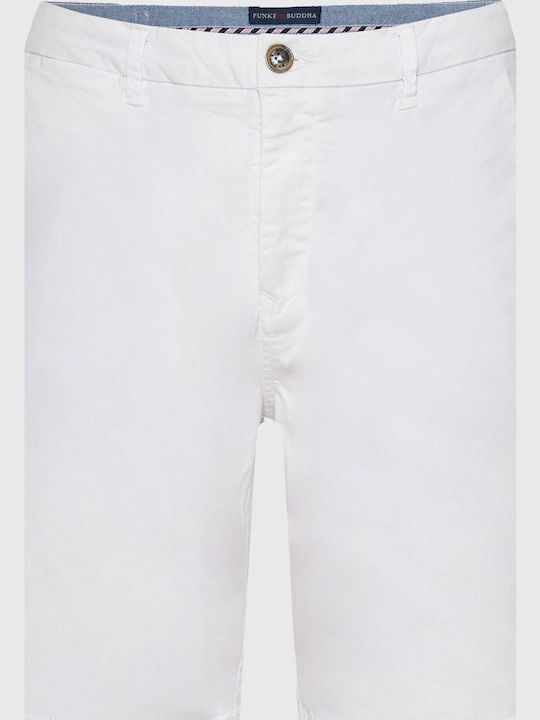 Men's Shorts Chino White