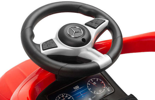 Caretero Mercedes C-Class Mașină Ride On Cu Mâner Pentru 36+ Luni Roșie