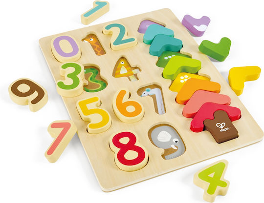Ξύλινο Παιδικό Puzzle Colors And Shapes 9pcs Hape