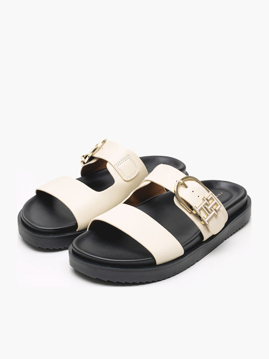 Sandale Casual Damă Din Piele Bej