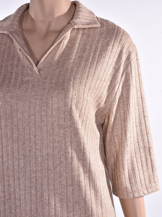 Knitted Beige Dress