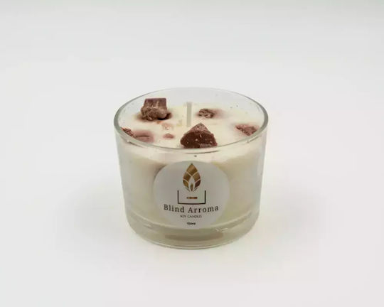 Lumânare parfumată din soia Dc-3004 Lămâie Mousse Biscuit de Ciocolată Borcan 150ml Alb