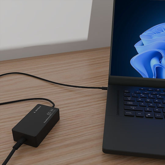 Gembird USB-C Universal Φορτιστής Laptop 65W 5V 5.6A με Αντάπτορα Τροφοδοσίας