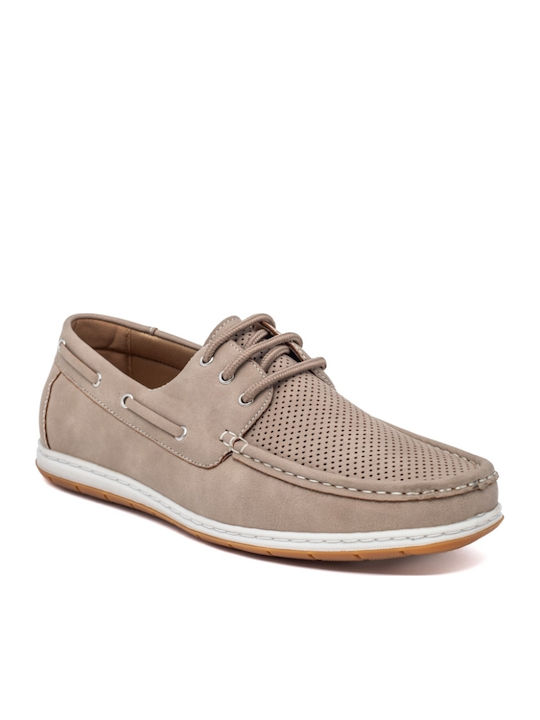 Ανδρικά Boat Shoes σε Μπεζ Χρώμα