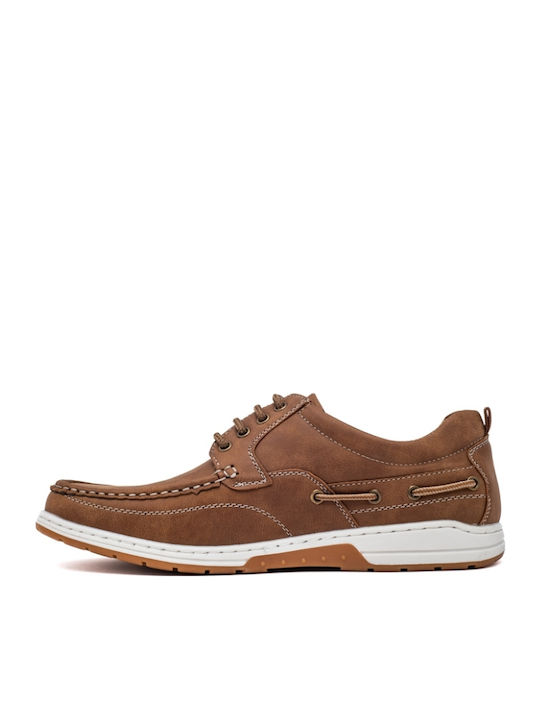 Ανδρικά Boat Shoes σε Καφέ Χρώμα