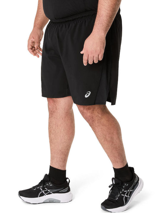 ASICS Icon Herren Shorts Sport Schwarz