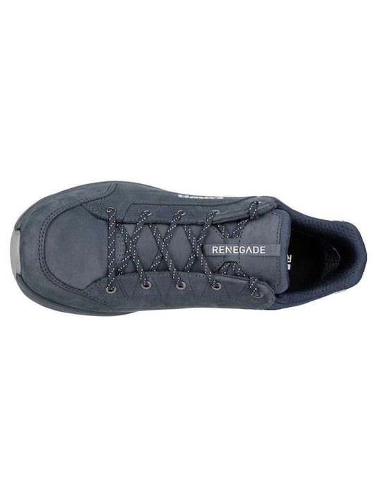 Lowa Men's Hiking Shoes Waterproof with Gore-Tex Membrane Blue