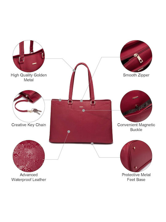 Lovevook Shoulder / Handheld Bag for 15.6" Laptop Red WB1476
