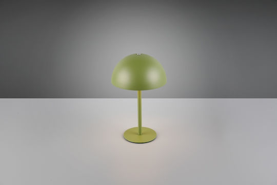 Trio Lighting Μεταλλικό Πορτατίφ LED με Πράσινο Καπέλο και Βάση