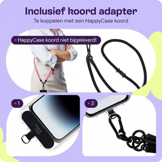 HappyCase Back Cover Πλαστικό Διάφανο (iPhone 16 Pro)